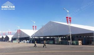 exhibition structure - marquee for large scale exhibitions - tent canopy for expositions - trade show tents - canvas for fair - Shelter aluminum structures for sale (108)