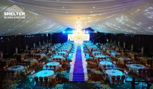 Luxury wedding tent - wedding marquee - pavilion for luxury wedding ceremony - canopy for outdoor party - wedding on seaside - in hotel - Shelter aluminum structures for sale (0217)