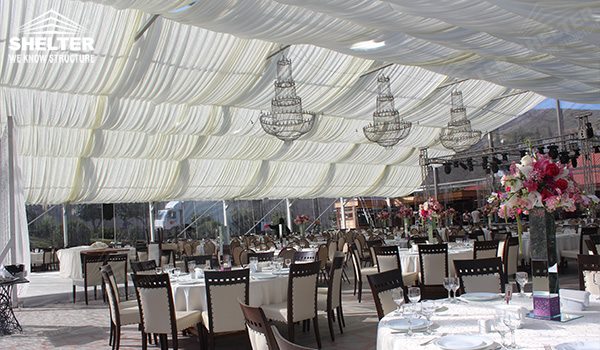 Clear Tent - wedding marquee - pavilion for luxury wedding ceremony - canopy for outdoor party - wedding on seaside - in hotel - Shelter aluminum structures for sale (299)