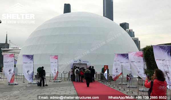projection dome - Shelter dome tent projection dome theater 30m geo dome (1)