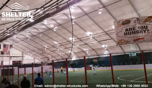 temporary sports buildings - Shelter TFS 35x60m Sport tent Football court cover sport hall (10)