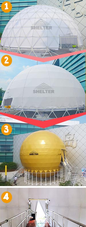 Dome-theater---rigid-domes---Geodesic-dome---spherical-tent---Dia.10m-720°-full-sphere-projection-dome----digital-display-showroom-(500)
