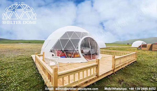 Eco Living Dome - 6m Glamping Dome - - Ecodome for Eco-resort - Resort Dome - Shelter Dome (3)